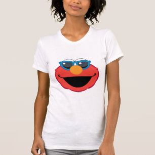 Elmo Smiling Face met zonnebrillen T-shirt