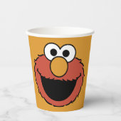 Elmo Smiling Face Papieren Bekers (Voorkant)