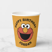 Elmo Smiling Face Papieren Bekers (Voorkant)