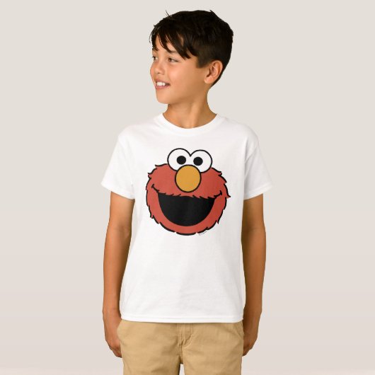 Elmo Smiling Face T-shirt (Voorkant volledig)