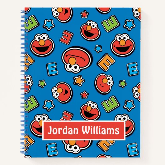 Elmo Sticker Pattern Notitieboek (Voorkant)