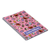 Elmo Sweet Treat Sticker Pattern Notitieboek (Rechterzijde)