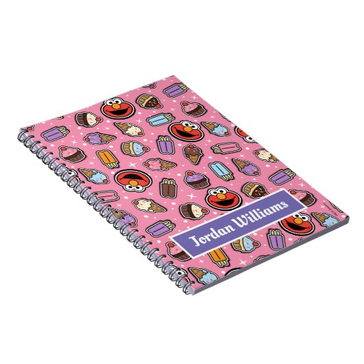 Elmo Sweet Treat Sticker Pattern Notitieboek (Rechterzijde)