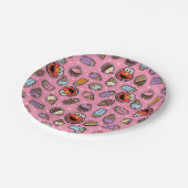 Elmo Sweet Treat Sticker Pattern Papieren Bordje (Gekanteld)