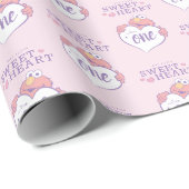 Elmo Sweetheart Birthday Cadeaupapier (Rol Hoek)