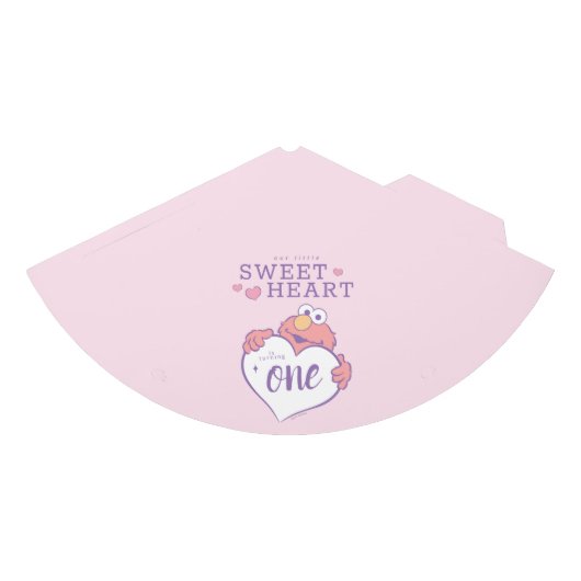 Elmo Sweetheart Birthday Feesthoedjes (Voorkant)