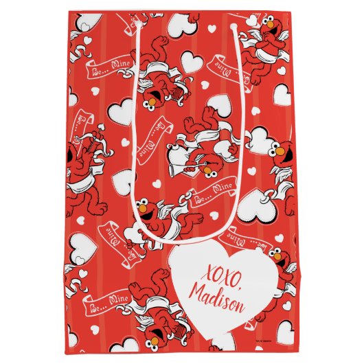 Elmo Valentijnse garantiecupid Medium Cadeauzakje (Achterkant)