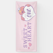 Elmo Verjaardag Hartendief Spandoek (Verticaal)
