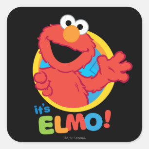 Elmo Vierkante Sticker