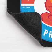 Elmo voor President Badge Muismat (Hoek)