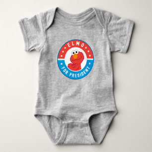 Elmo voor President Badge Romper