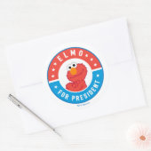 Elmo voor President Badge Ronde Sticker (Envelop)