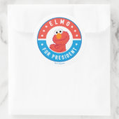 Elmo voor President Badge Ronde Sticker (Tas)