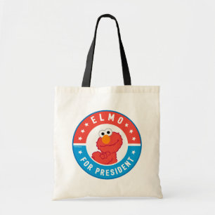Elmo voor President Speldje Tote Bag