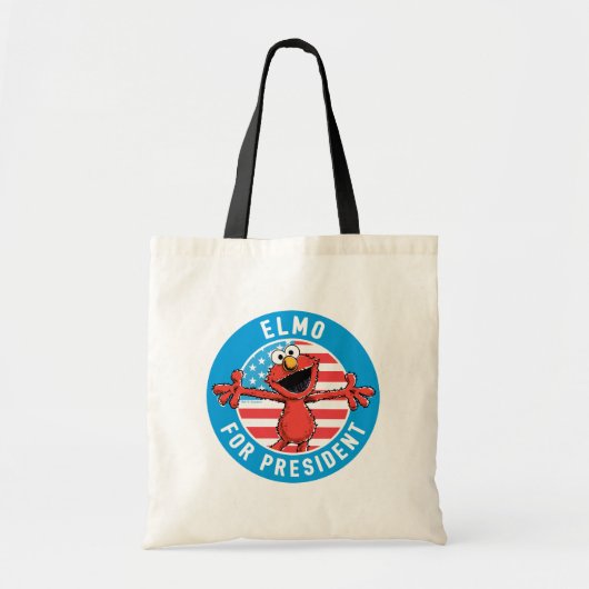 Elmo voor President - vlag Tote Bag (Voorkant)