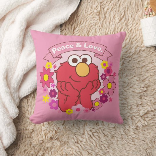 Elmo | Vrede en liefde Kussen (Deken)