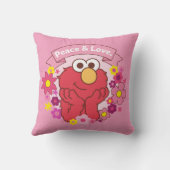 Elmo | Vrede en liefde Kussen (Achterkant)