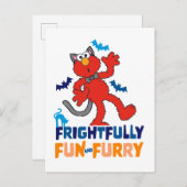 Elmo | Vreselijk leuk & Furry Briefkaart (Voorkant / Achterkant)