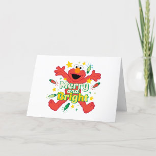 Elmo   Vrolijk en blij Feestdagen Kaart