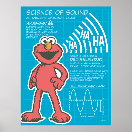Elmo - Wetenschap van geluid Poster (Voorkant)
