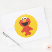 Elmo Wol Stijl Ronde Sticker (Envelop)
