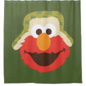 Elmo Woodland Face Douchegordijn (Voorkant)