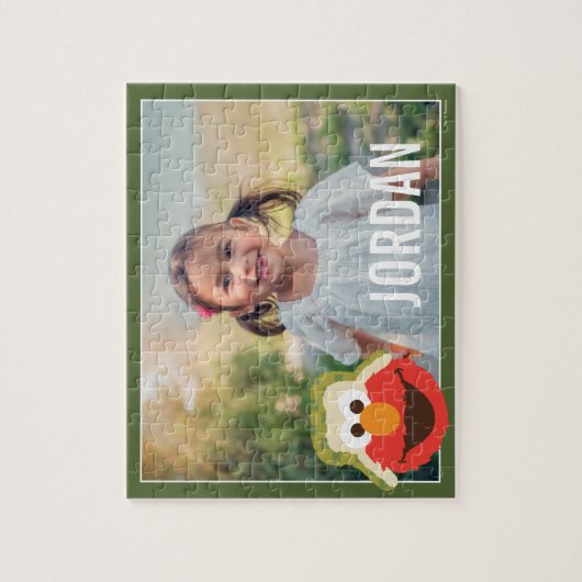 Elmo Woodland Face | Jouw namen toevoegen Legpuzzel (Verticaal)