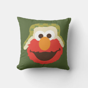 Elmo Woodland Face Kussen