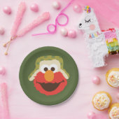Elmo Woodland Face Papieren Bordje (Feest)