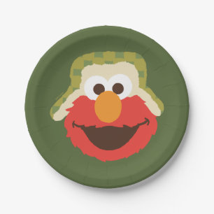 Elmo Woodland Face Papieren Bordje