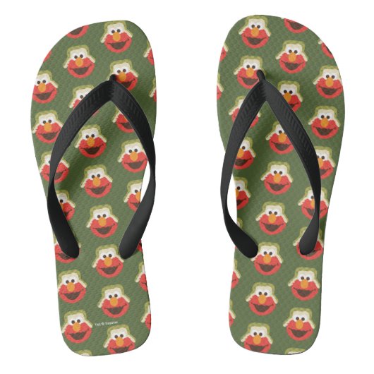 Elmo Woodland Face Teenslippers (Voetbed)