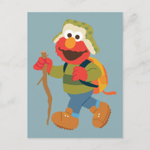 Elmo Woodland Hike Briefkaart