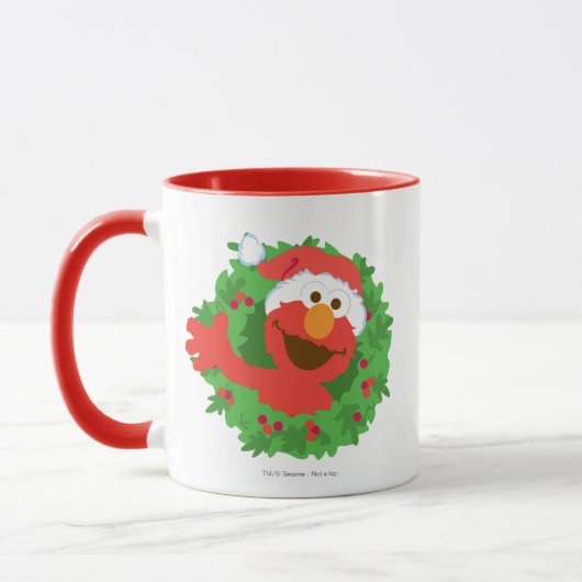 Elmo Wreath Mok (Links)