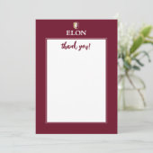 Elon | Dank je Bedankkaart (Staand voorkant)