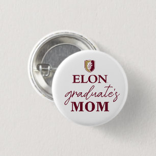 Elon   Mama van de afgestudeerde Ronde Button 3,2 Cm