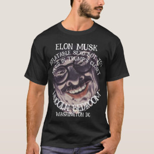 ELON MUSK OPPBLAASBARE SEKSEBOT SPEELGOED GEVONDEN T-SHIRT