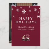 Elon Phoenix Feestdagenkaart (Voorkant / Achterkant)