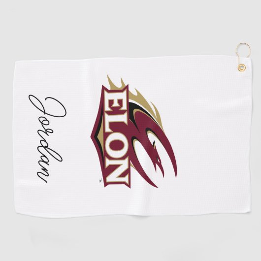 Elon Phoenix Logo Golfhanddoek (Horizontaal)