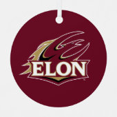 Elon Phoenix Logo Metalen Ornament (Voorkant)