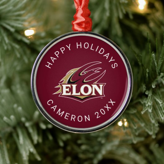 Elon Phoenix Logo Metalen Ornament (Boom)