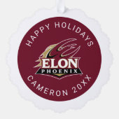 Elon Phoenix Ornament Kaart (Achterkant)