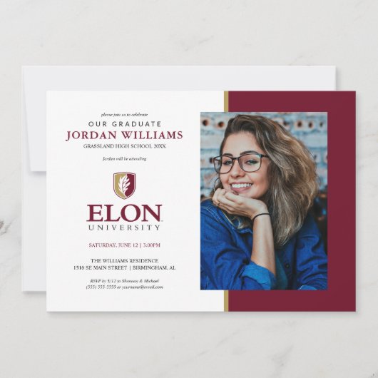 Elon Universiteit Aankondiging (Voorkant)