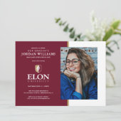 Elon Universiteit Aankondiging (Staand voorkant)