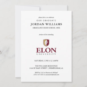 Elon University Afstuderen Aankondiging