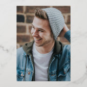 Elon University Afstuderen Folie Uitnodiging (Achterkant)