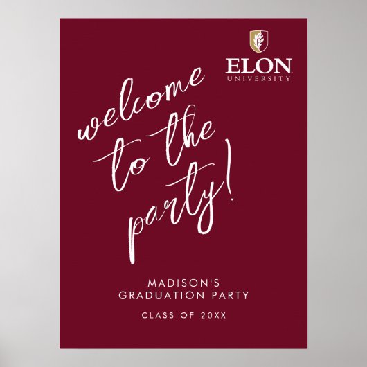 Elon University Afstuderen Poster (Voorkant)