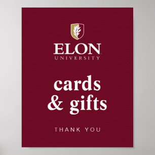 Elon University Afstuderen Poster