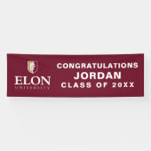 Elon University Afstuderen Spandoek (Horizontaal)