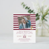 Elon University E | Afstuderen Aankondigingskaart (Staand voorkant)