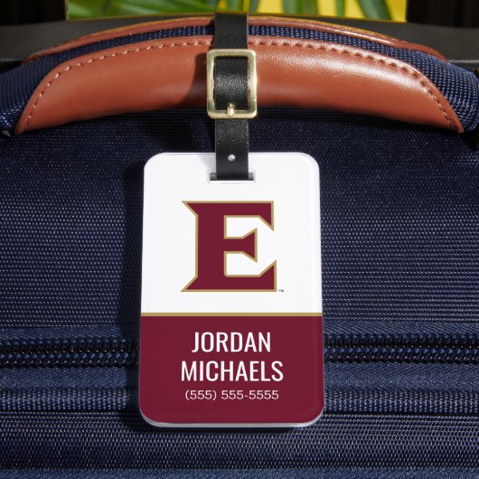 Elon University E Bagagelabel (Voorkant Insitu 2)